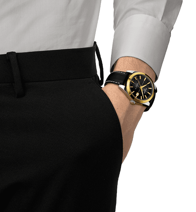 Наручные часы Tissot Gentleman Powermatic 80 Silicium Solid 18k Gold Bezel