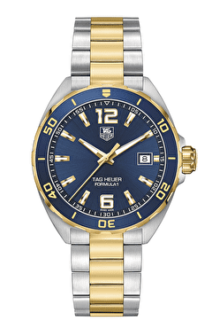 Formula 1 Steel & Plated Yellow Gold 41 Mm