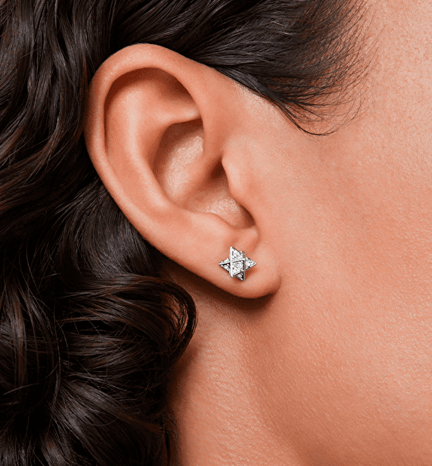 Серьги-гвоздики Dextera