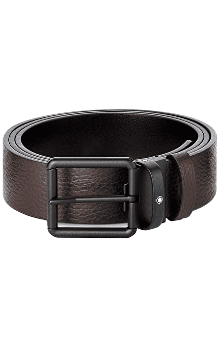 Двусторонний кожаный ремень Grain