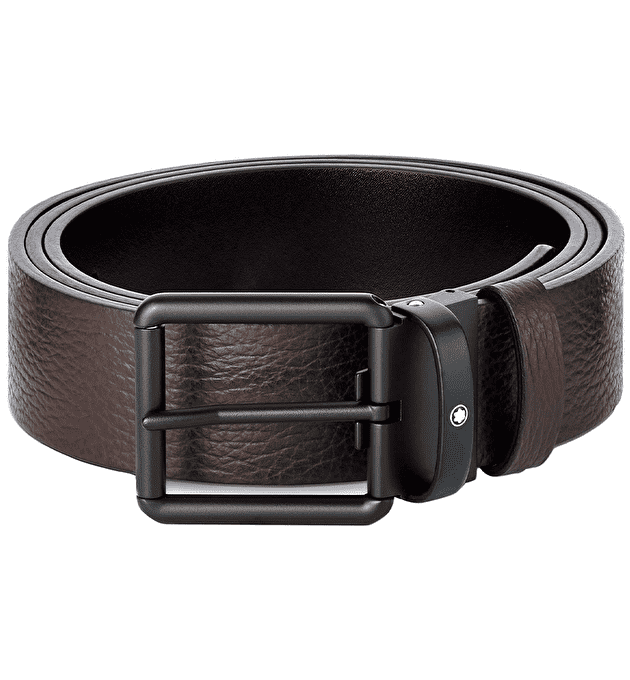 Двусторонний кожаный ремень Grain