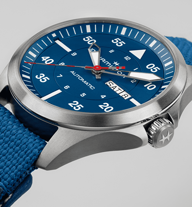 Наручные часы Khaki Aviation Pilot Day Date Auto - Air-Glaciers Edition