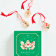 Елочное украшение Holiday Cheers Gingerbread Ornament Set
