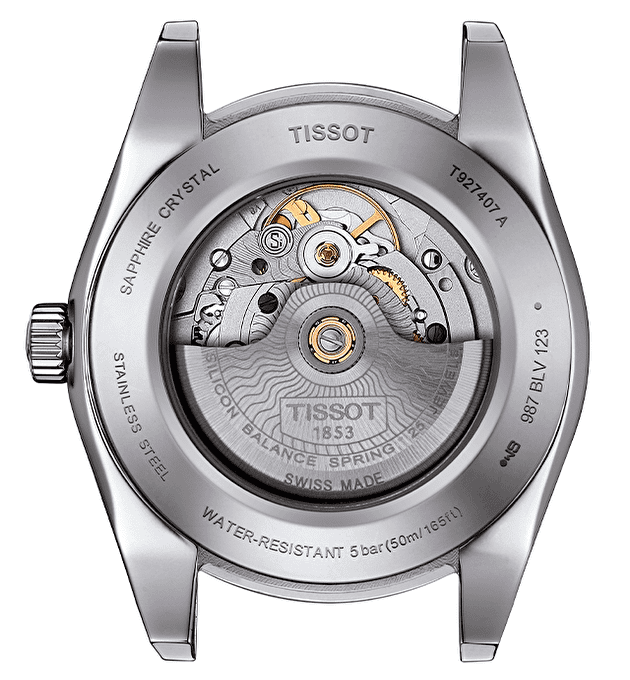 Наручные часы Tissot Gentleman Powermatic 80 Silicium Solid 18k Gold Bezel