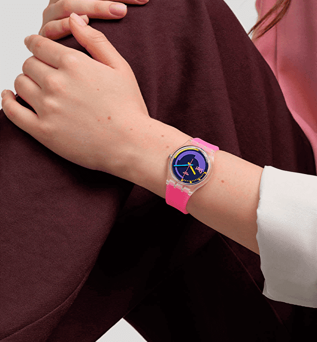 Наручные часы SWATCH NEON PINK PODIUM