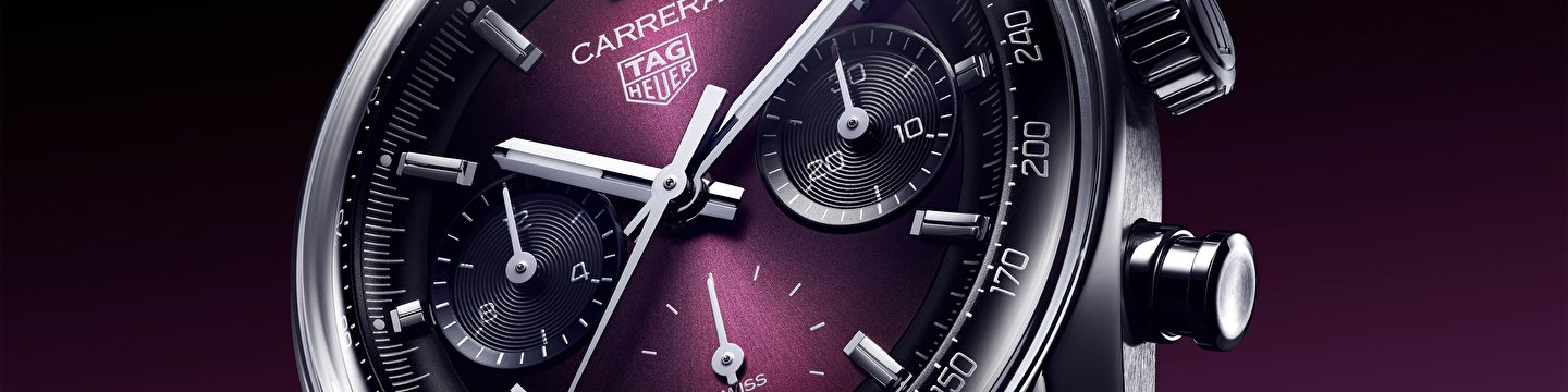 TAG Heuer открывает дымчатую элегантность с новым хронографом Tag Heuer Carrera и турбийоном в фиолетовом цвете