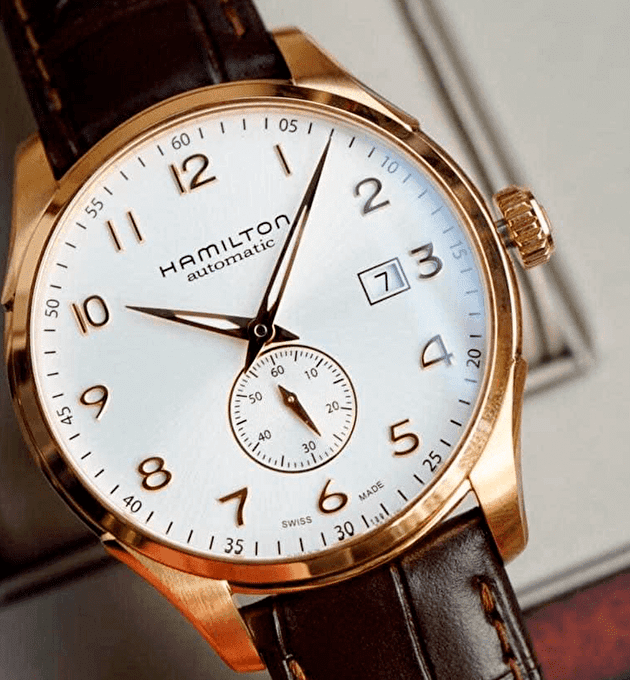 Hamilton jazzmaster maestro online small second