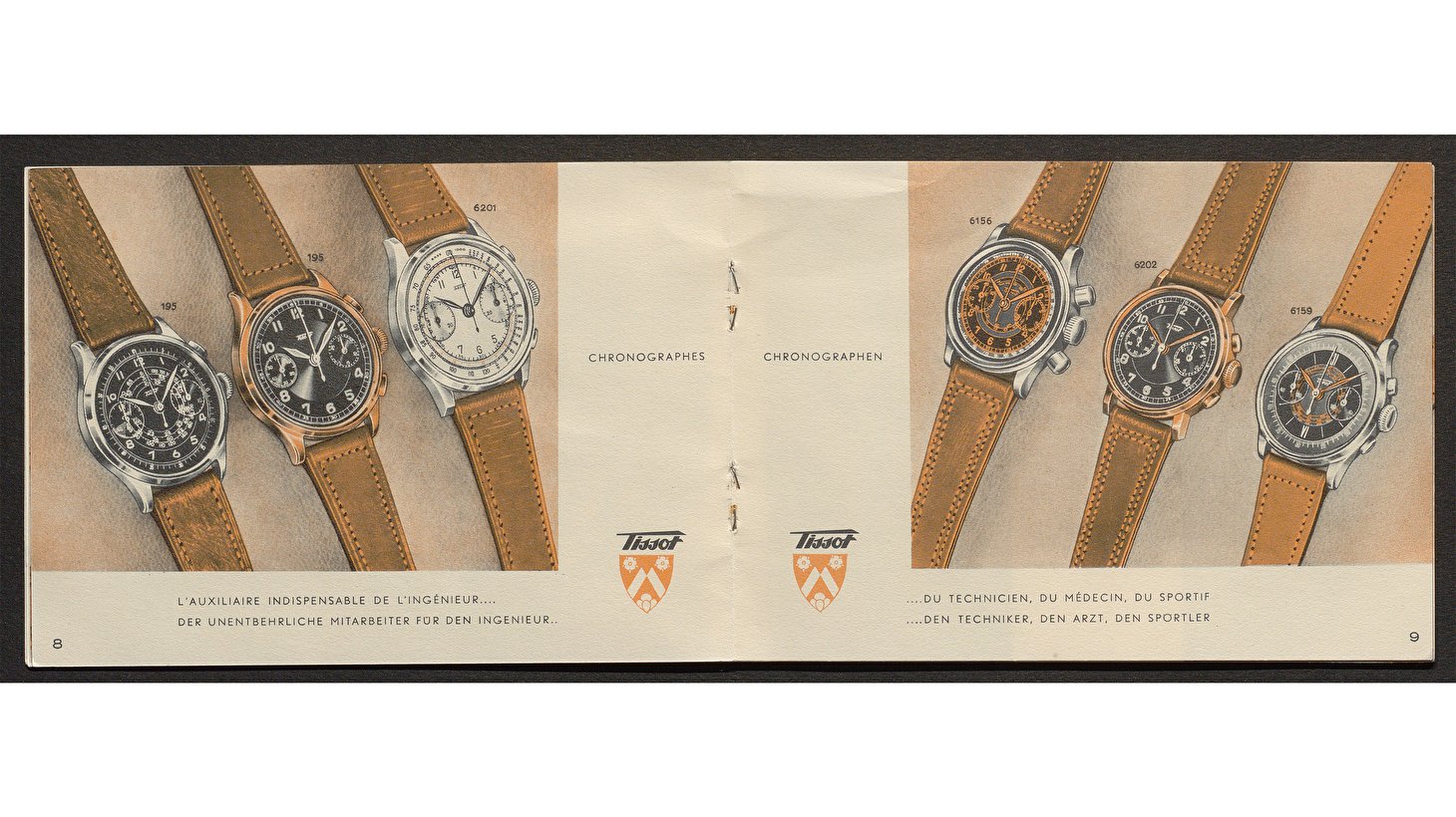 Новые стильные часы Tissot Telemeter 1938