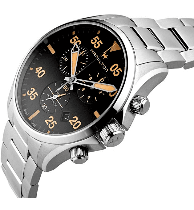 Наручные часы Hamilton Khaki Aviation Khaki Pilot Chrono Quartz