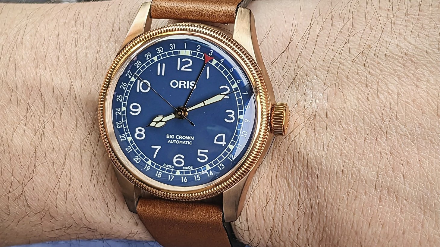 ORIS BIG CROWN BRONZE POINTER DATE