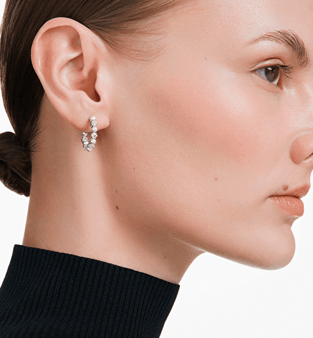 Серьги-кольца Matrix