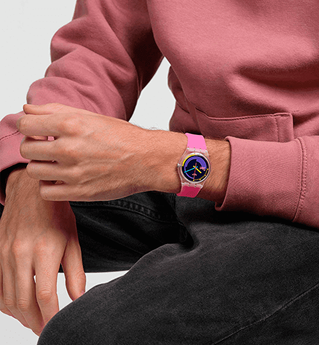 Наручные часы SWATCH NEON PINK PODIUM