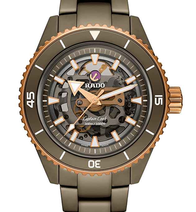 Наручные часы Rado Captain Cook High-Tech Ceramic Skeleton
