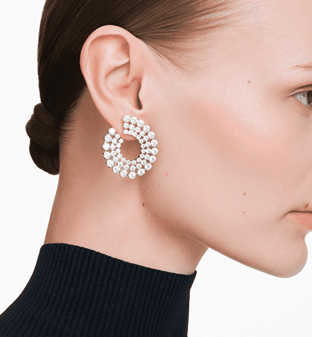 Серьги-кольца Matrix