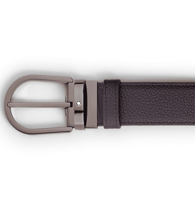 Двусторонний кожаный ремень Grain