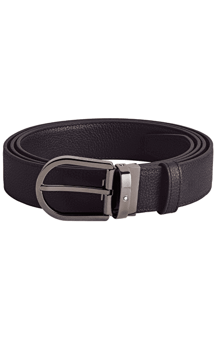 Двусторонний кожаный ремень Grain