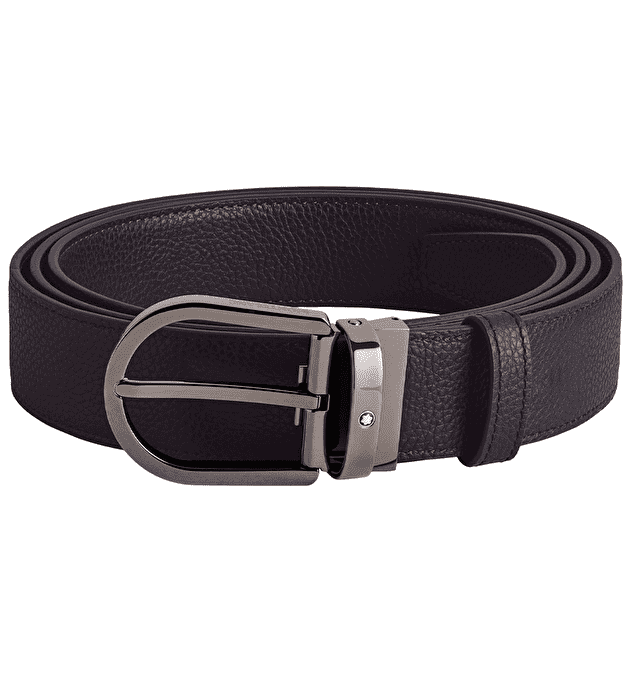 Двусторонний кожаный ремень Grain