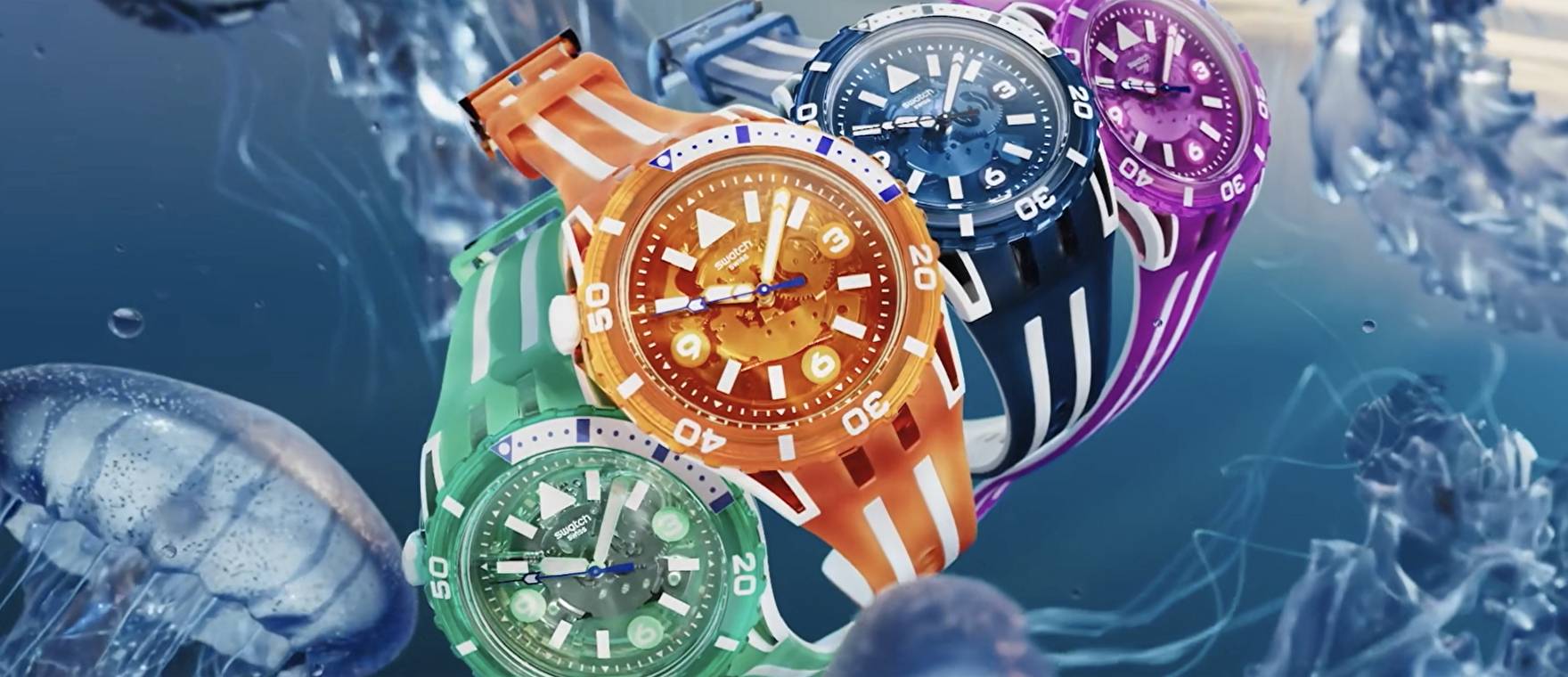 Новая коллекция Swatch SCUBAQUA 