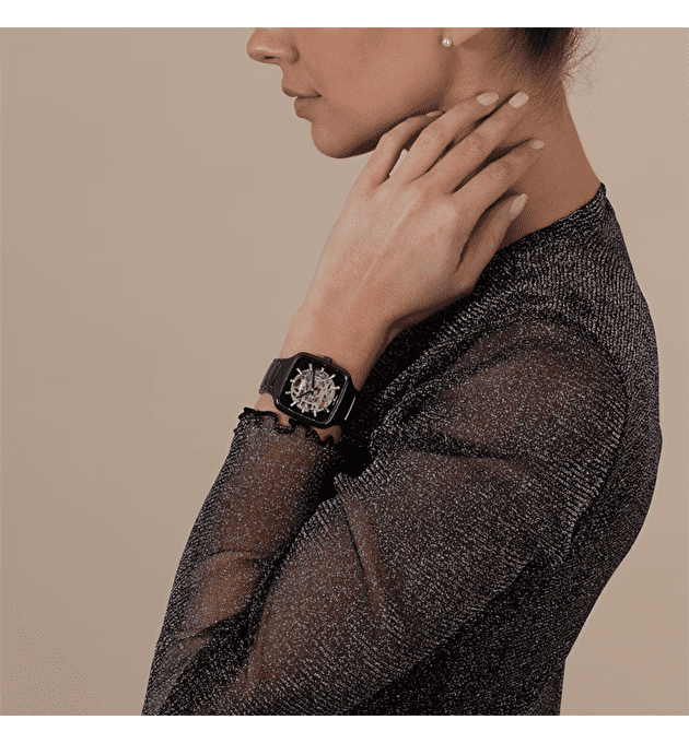 Наручные часы True Square Automatic Skeleton Diamonds