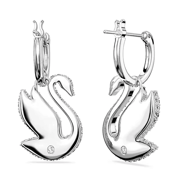 Серьги-подвески Swan