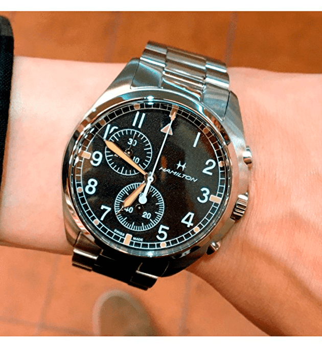 Наручные часы Hamilton Khaki Aviation Pilot Pioneer Chrono Quartz