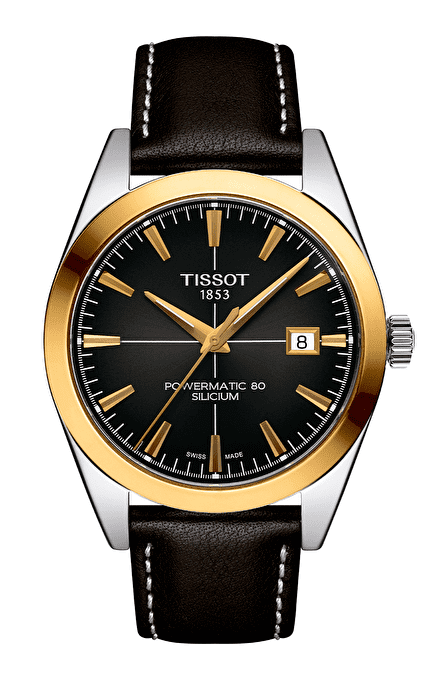 Наручные часы Tissot Gentleman Powermatic 80 Silicium Solid 18k Gold Bezel