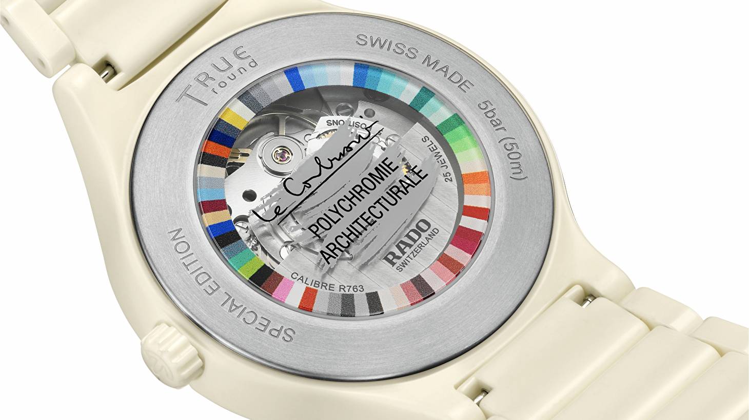 Rado True Round x Les Couleurs® Le Corbusier®