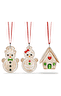 Елочное украшение Holiday Cheers Gingerbread Ornament Set