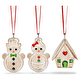 Елочное украшение Holiday Cheers Gingerbread Ornament Set