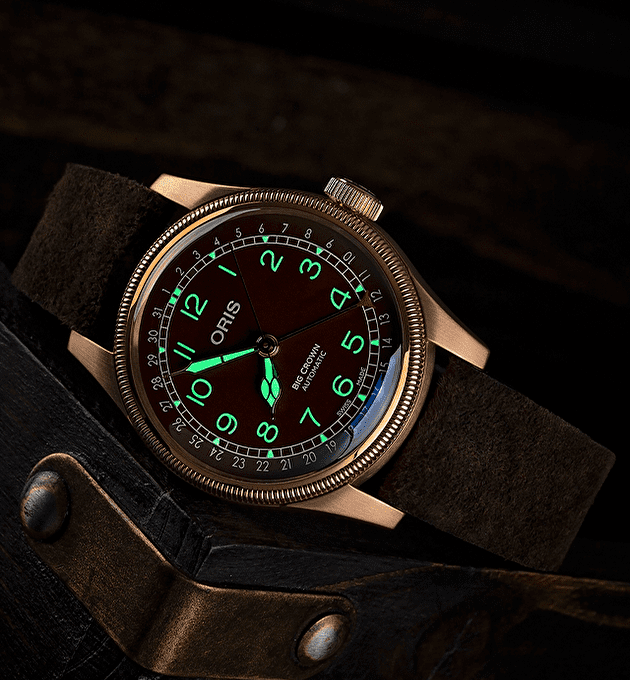 Наручные часы Big Crown Bronze Pointer Date