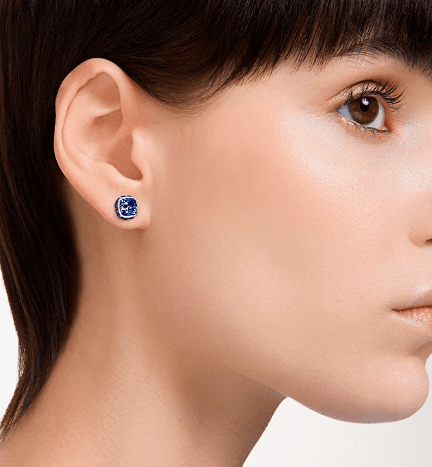 Серьги-гвоздики Birthstone