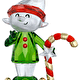 Фигурка Holiday Cheers Dulcis Elf and Candy Cane