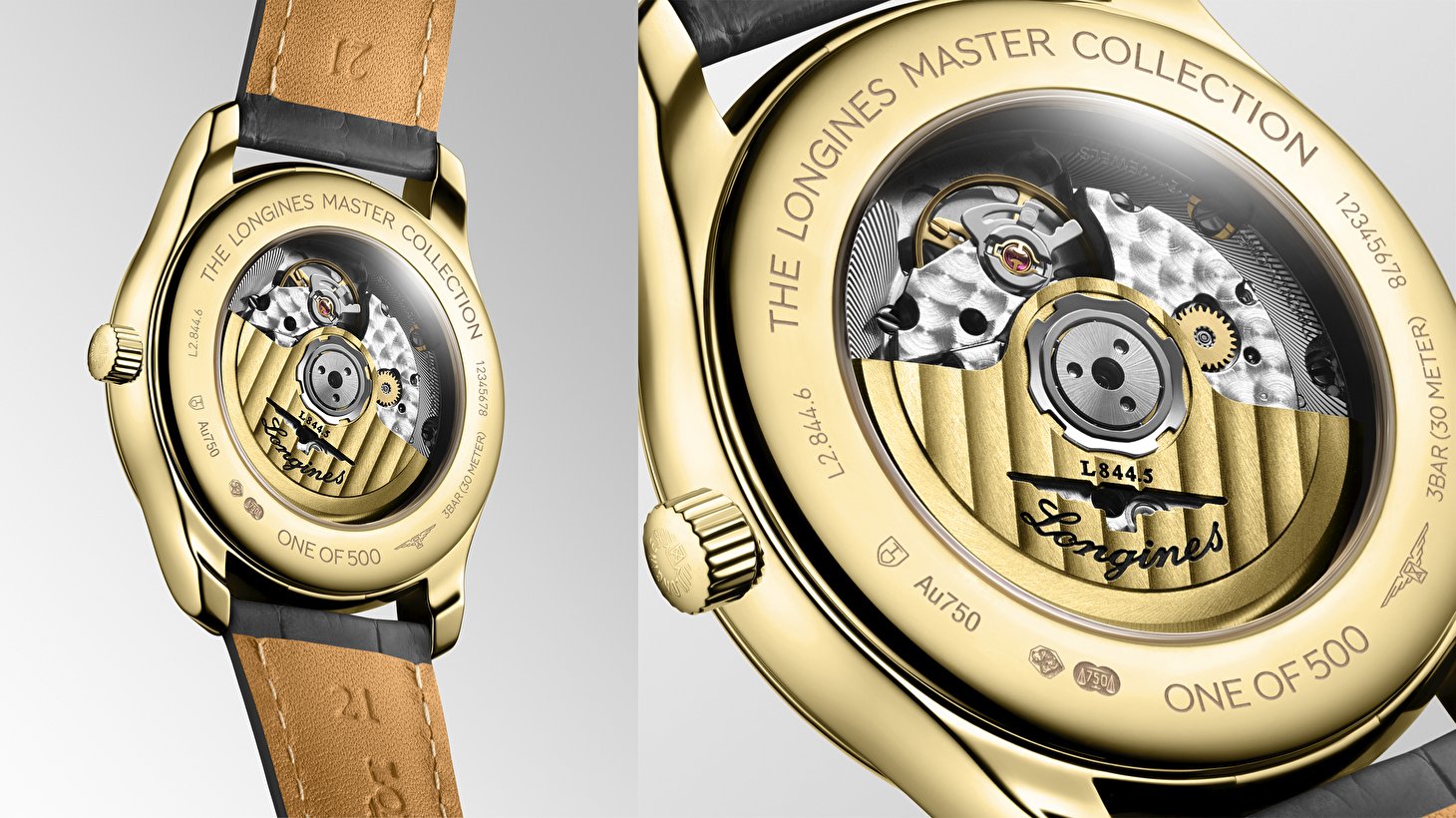 Longines Master Collection - новые эксклюзивные модели GMT в золотом корпусе