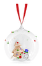 Елочное украшение Holiday Cheers  Tree and Snowman Ball Ornament