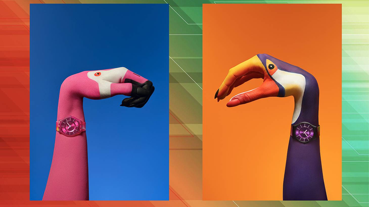 Swatch PAINTED PARADISE - живите ярко!