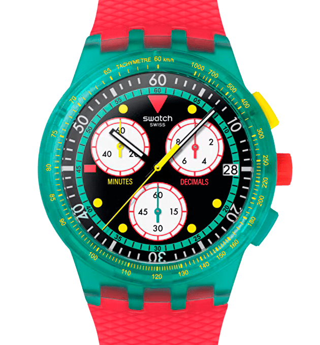 Наручные часы SWATCH NEON EMERALD CHRONO