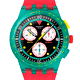 Наручные часы SWATCH NEON EMERALD CHRONO