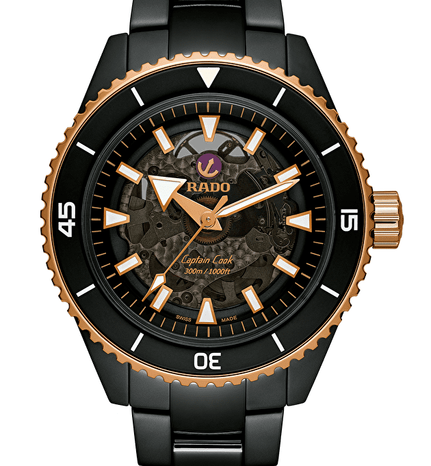 Наручные часы Rado Captain Cook High-Tech Ceramic Skeleton