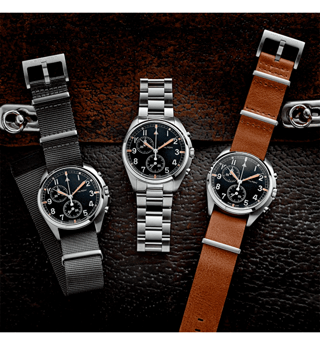 Наручные часы Hamilton Khaki Aviation Pilot Pioneer Chrono Quartz