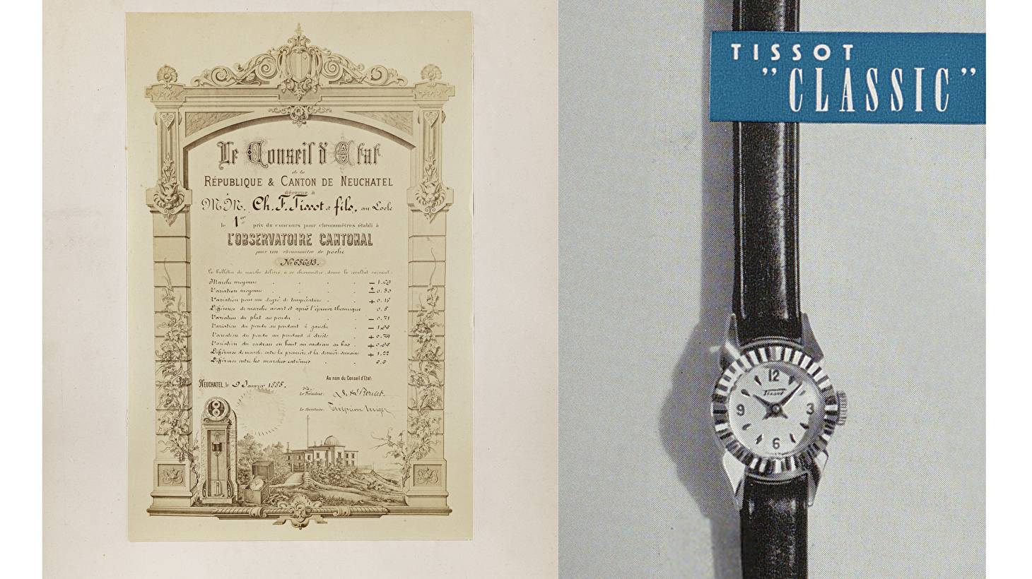 TISSOT BALLADE COSC: Стиль, неподвластный времени 