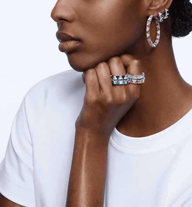 Серьги-кольца Matrix