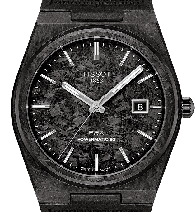 Наручные часы Tissot PRX Powermatic 80 Carbon 40 mm