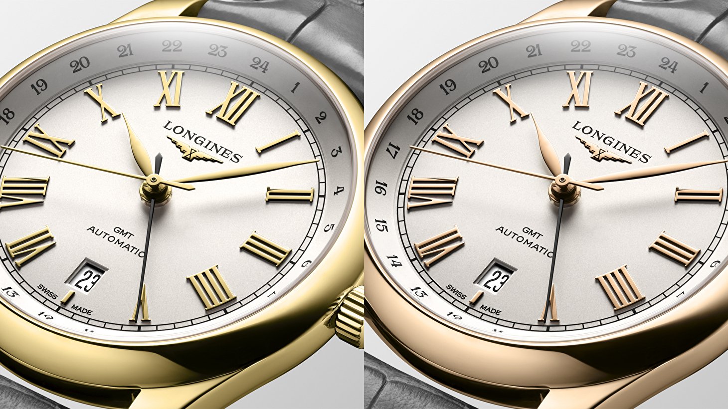 Longines Master Collection - новые эксклюзивные модели GMT в золотом корпусе