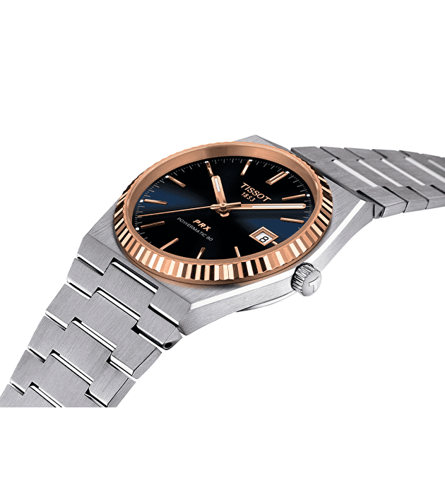 Наручные часы Tissot PRX Powermatic 80 Steel & 18K Gold Bezel