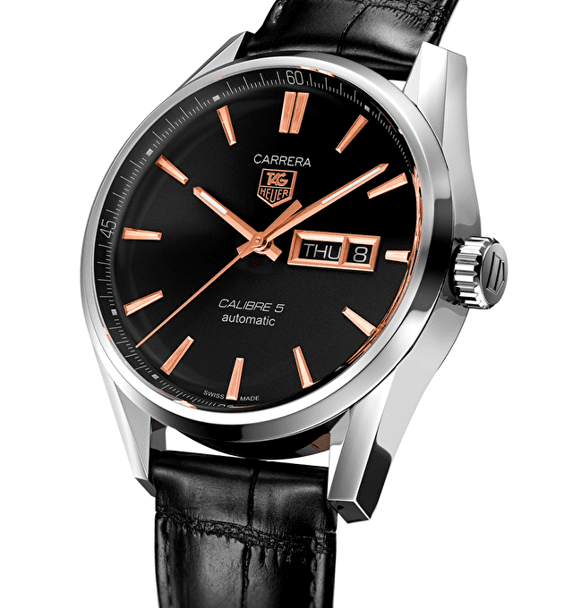 tag heuer carrera calibre 5 leather