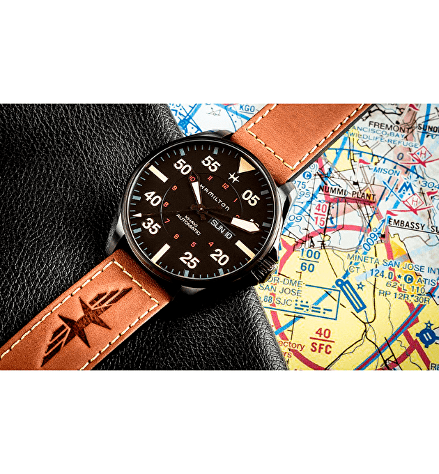 Наручные часы Hamilton Khaki Aviation Pilot Day Date Auto