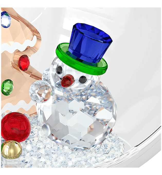 Елочное украшение Holiday Cheers  Tree and Snowman Ball Ornament