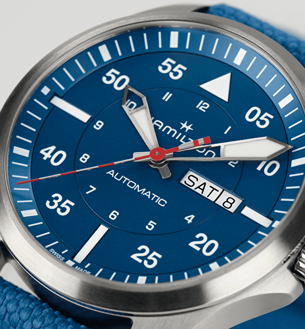 Наручные часы Khaki Aviation Pilot Day Date Auto - Air-Glaciers Edition