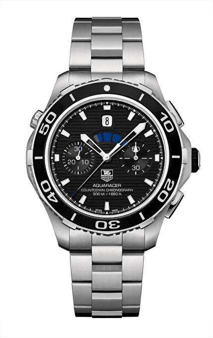 Tag Heuer Aquaracer Countdown Chronograph Calibre 72 Automatic Watch 43 Mm