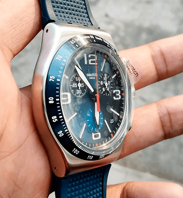 Наручные часы Swatch Blue Grid